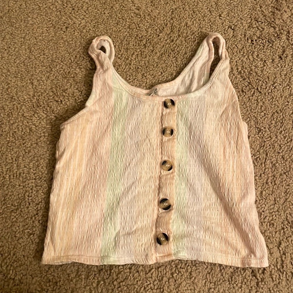 Small striped tank top
